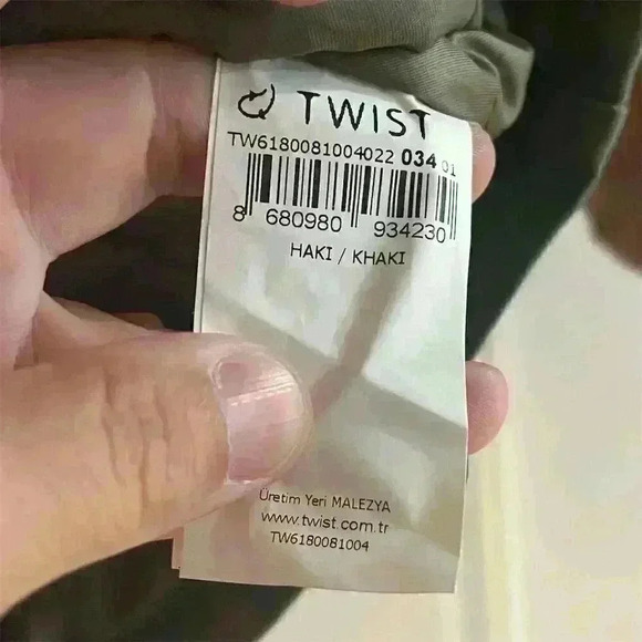 Twist Women's Quilted Utility Jacket Green Size 4 Faux Fur Cuffs - Picture 4 of 6